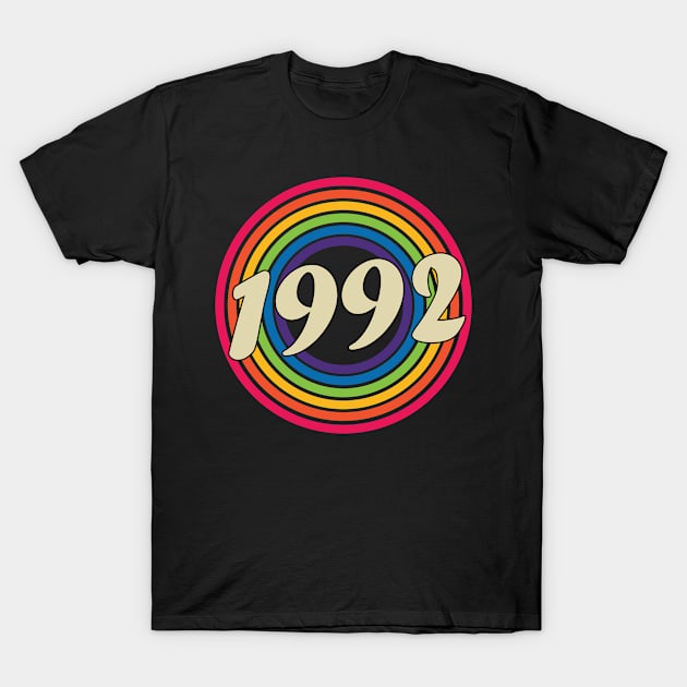 1992 - Retro Rainbow Style T-Shirt by MaydenArt